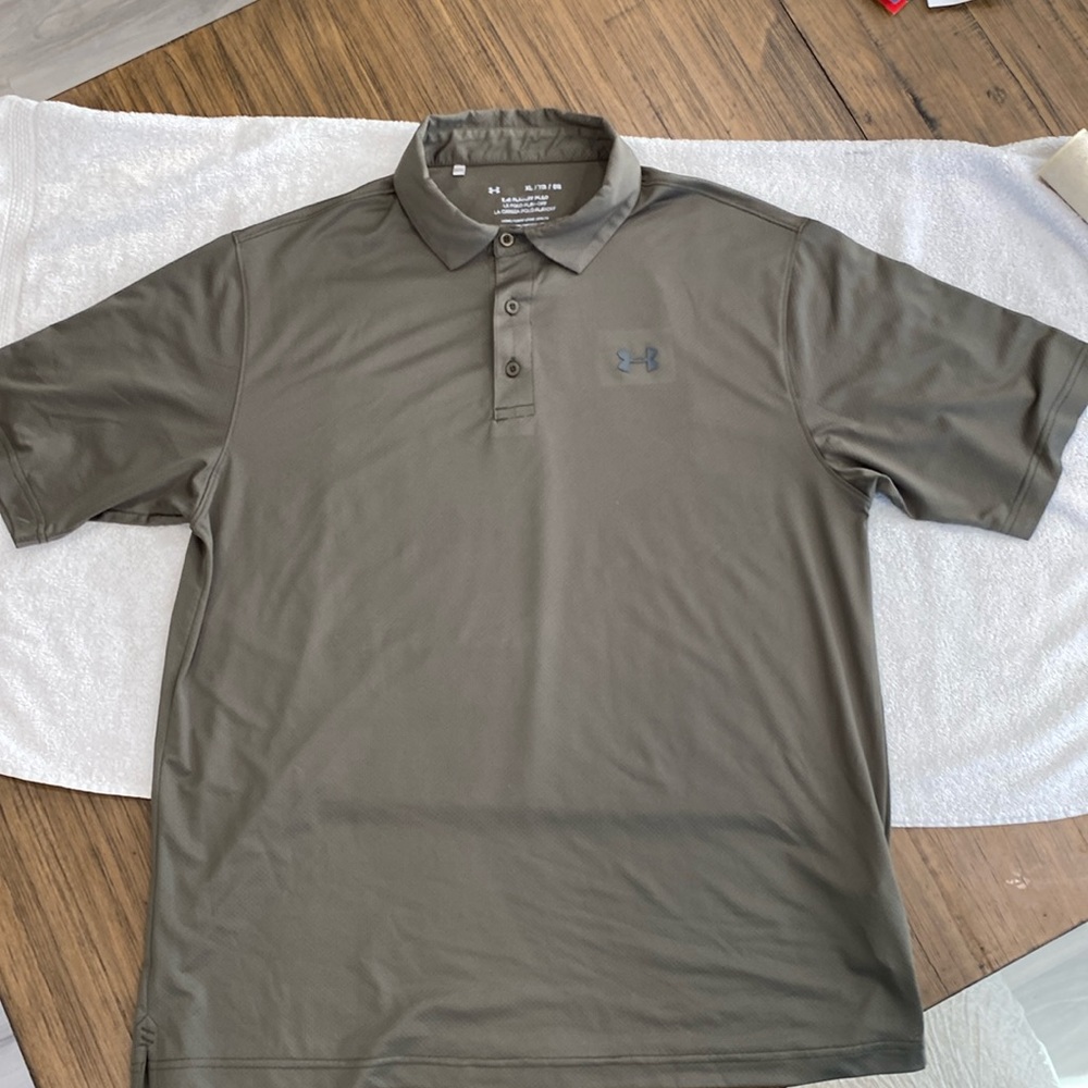 Under Armour Playoff Polo heatgear Olive green XL